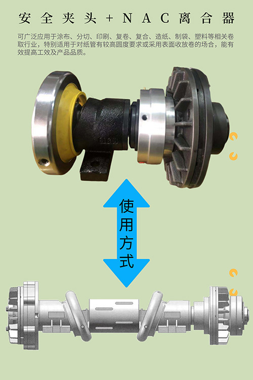 STO/W安全夾頭配套NAC氣動(dòng)離合器使用方式